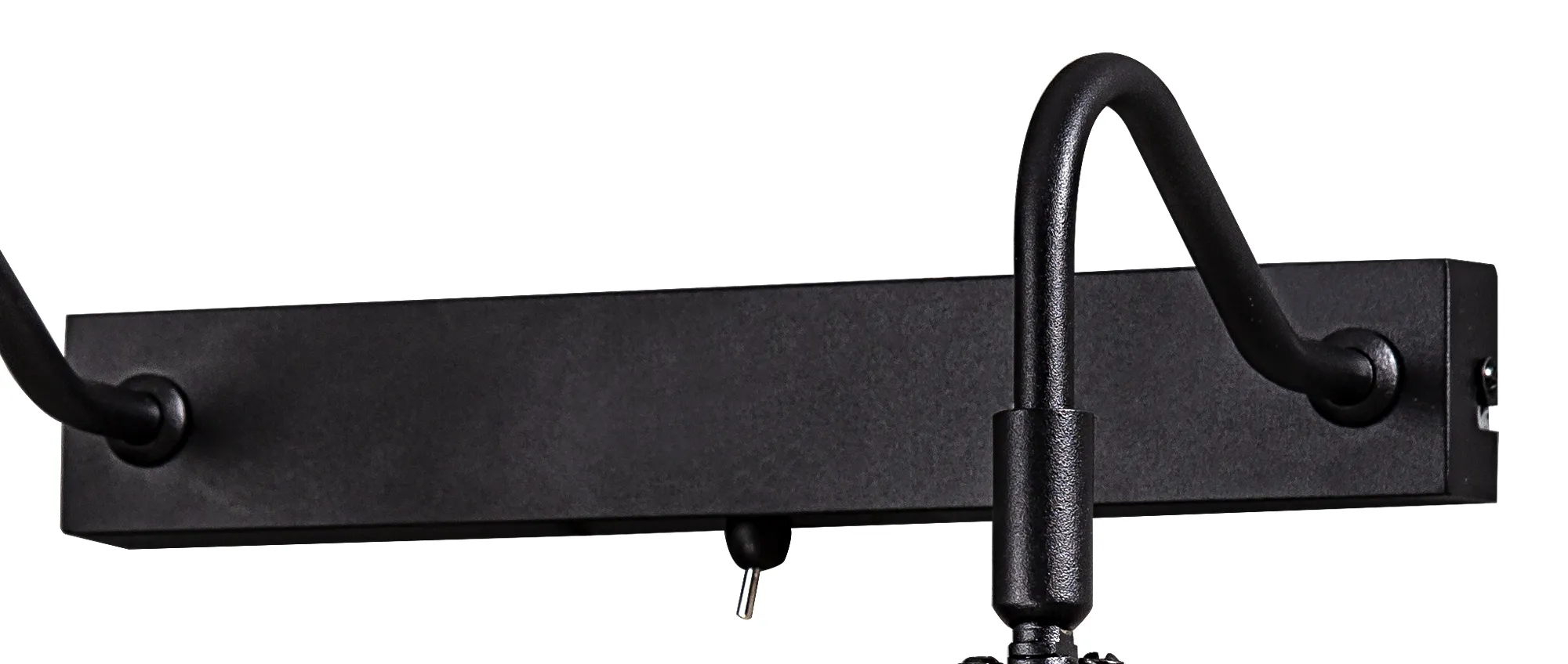 Abacus 16W Dimmable Wall/Picture Light Switched 3000K Satin Black DK1088  Deco Abacus Dimmable Satin Black